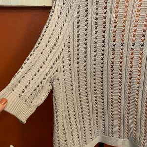 Liz Claiborne sweater shrug, grey, Size Xzl